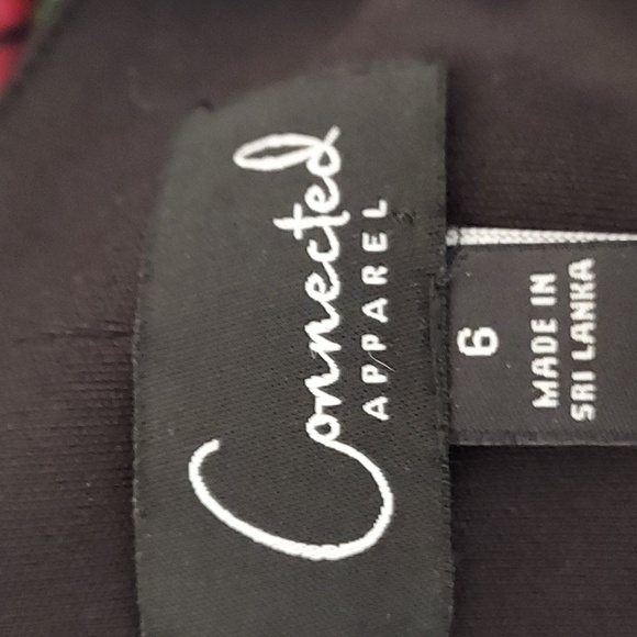 Connected Apparel  Leopard Print with Gathered Side and Sheer Sleeves Size 6 - Picture 9 of 10